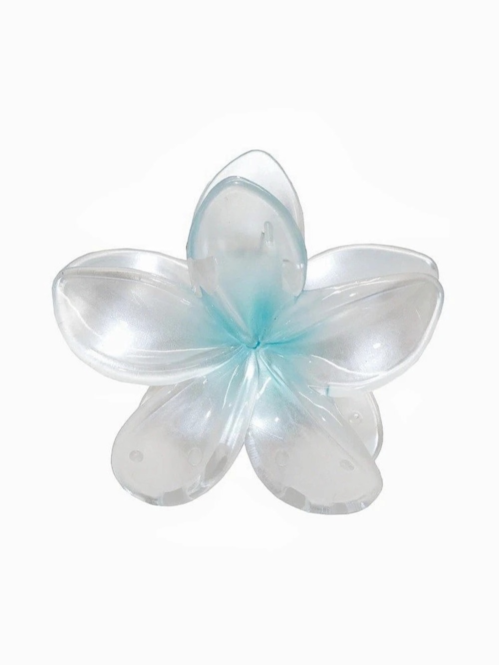 EMIJAY Flower Hair Clip White & Blue